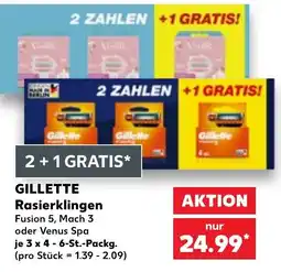 Kaufland GILLETTE Rasierklingen Angebot