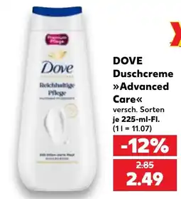 Kaufland DOVE Duschcreme »Advanced Care« Angebot