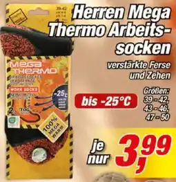 Posten Börse Herren Mega Thermo Arbeitssocken Angebot