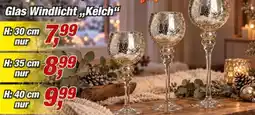 Posten Börse Glas Windlicht "Kelch" Angebot