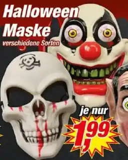 Posten Börse Halloween Maske Angebot