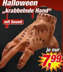 Posten Börse Halloween „krabbelnde Hand“ Angebot