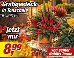 Posten Börse Grabgesteck in Tonschale Angebot