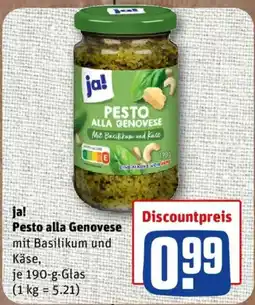 nahkauf ja! Pesto alla Genovese Angebot