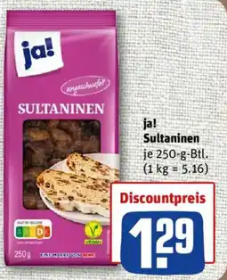 nahkauf ja! Sultaninen Angebot