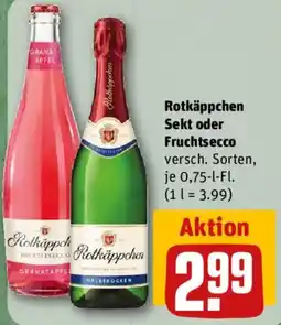 nahkauf Rotkäppchen Sekt oder Fruchtsecco Angebot