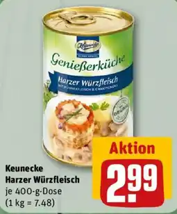 nahkauf Keunecke Harzer Würzfleisch Angebot