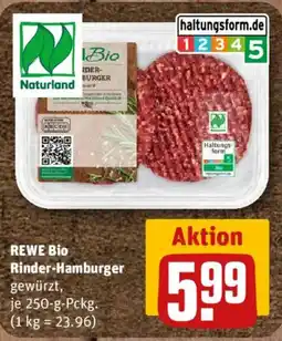 nahkauf REWE Bio Rinder-Hamburger Angebot