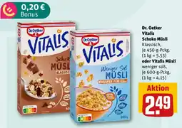 nahkauf Dr. Oetker Vitalis Schoko Müsli Klassisch Angebot