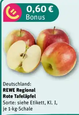 nahkauf REWE Regional Rote Tafeläpfel Angebot