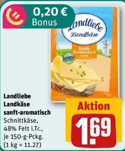 nahkauf Landliebe Landkäse sanft-aromatisch Schnittkäse Angebot