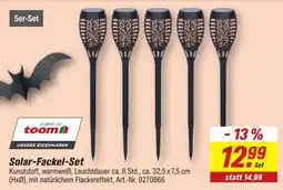 toom Baumarkt Solar-Fackel-Set Angebot
