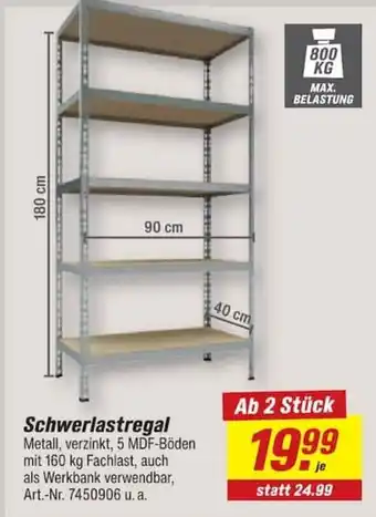 Schwerlastregal