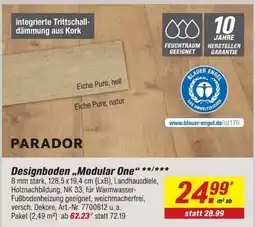 toom Baumarkt Designboden „Modular One“ PARADOR Angebot