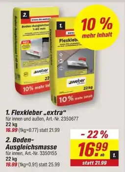 toom Baumarkt Flexkleber „extra“ Angebot