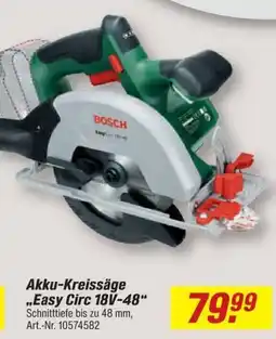 toom Baumarkt Akku-Kreissäge Easy Circ 18V-48 Angebot