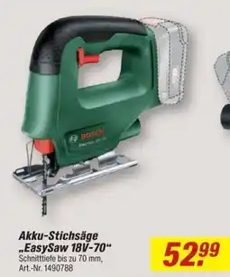 toom Baumarkt Akku-Stichsäge EasySaw 18V-70 Bosch Angebot