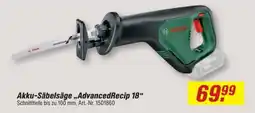 toom Baumarkt Akku-Säbelsäge „AdvancedRecip 18“ Angebot