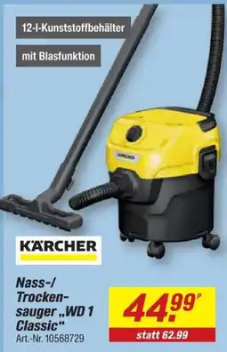 toom Baumarkt KÄRCHER Nass-/Trocken-sauger „WD 1 Classic“ Angebot