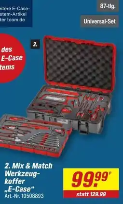 toom Baumarkt 2. Mix & Match Werkzeugkoffer "E-Case" Angebot