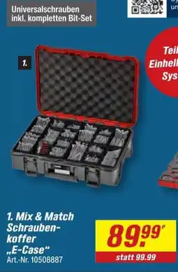 toom Baumarkt Mix & Match Schraubenkoffer „E-Case“ Angebot