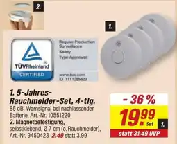 toom Baumarkt Rauchmelder-Set, 4-tlg. Angebot