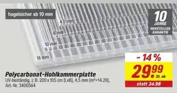 toom Baumarkt Polycarbonat-Hohlkammerplatte Angebot