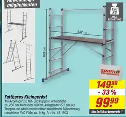 toom Baumarkt Faltbares Kleingerüst Angebot