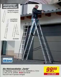 toom Baumarkt Alu-Vielzweckleiter „Corda“ Angebot