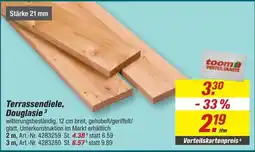 toom Baumarkt Terrassendiele, Douglasie Angebot