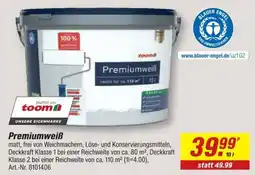 toom Baumarkt Premiumweiß toom Angebot