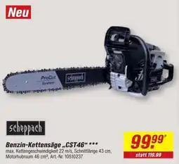 toom Baumarkt scheppach Benzin-Kettensäge „CST46“ *** Angebot