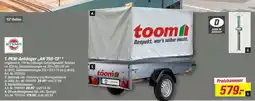 toom Baumarkt PKW-Anhänger „AN 750-13“ Angebot