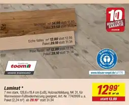 toom Baumarkt Laminat Angebot