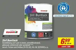toom Baumarkt toom 2in1 Buntlack Angebot