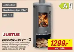 toom Baumarkt JUSTUS Kaminofen „Faro 2“ Angebot