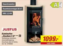 toom Baumarkt JUSTUS Kaminofen „Usedom 5 D“ Angebot