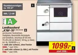 toom Baumarkt Landhausherd „K76F-70“ Angebot