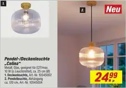 toom Baumarkt Pendel-/Deckenleuchte ,,Celina" Angebot