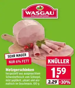 Wasgau WASGAU Metzgerschinken Angebot
