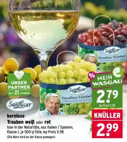 Wasgau Sanfucar Trauben Angebot