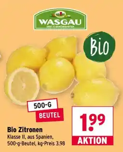 Wasgau WASGAU Bio Zitronen Angebot