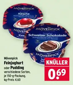 Wasgau Mövenpick Feinjoghurt oder Pudding Angebot