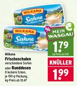 Wasgau Milkana Sahne Angebot