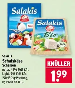 Wasgau Salakis Schafskäse Scheiben Angebot