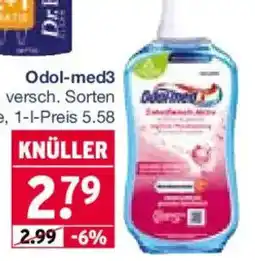 Wasgau Odol-med3 Zahncreme Angebot