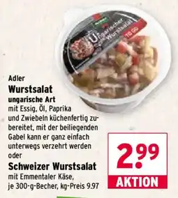 Wasgau Adler Wurstsalat Angebot