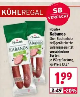 Wasgau Houdek Kabanos Angebot
