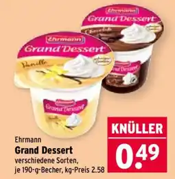 Wasgau Ehrmann Grand Dessert Angebot