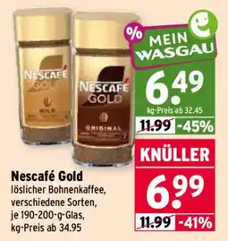 Wasgau Nescafé Gold Angebot
